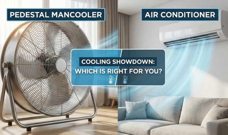 Mancooler vs Air Conditioner
